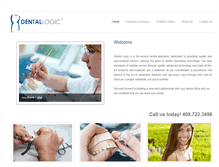 Tablet Screenshot of dentallogiclab.com